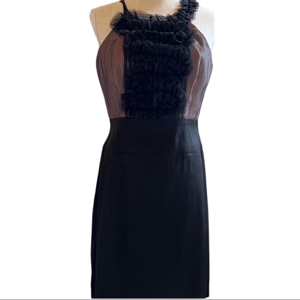BCBG MaxAzria sz 8 beautiful black dress